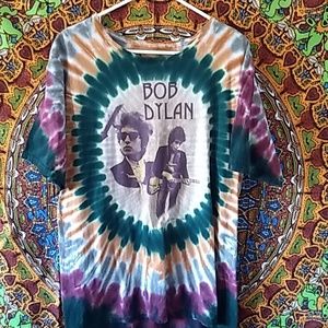 Sun Dog L Bob Dylan Concert Eye Tour Tie Dye SS